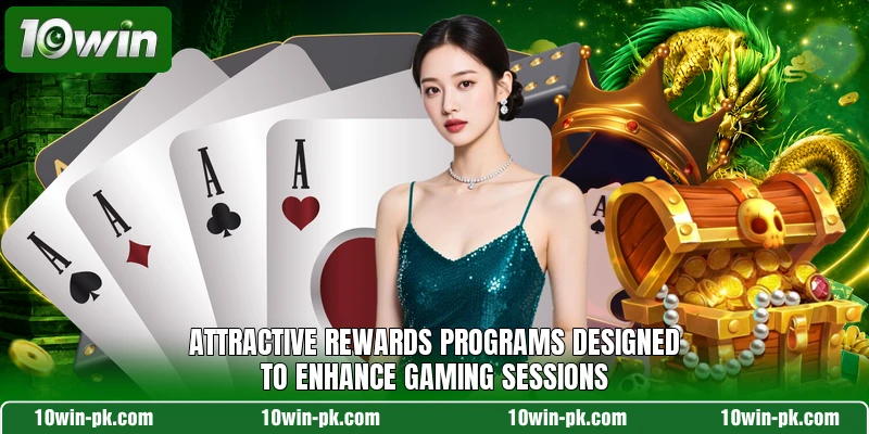 Attractive rewards programs designed to enhance gaming sessions