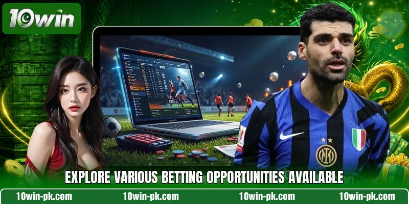 Explore various betting opportunities available